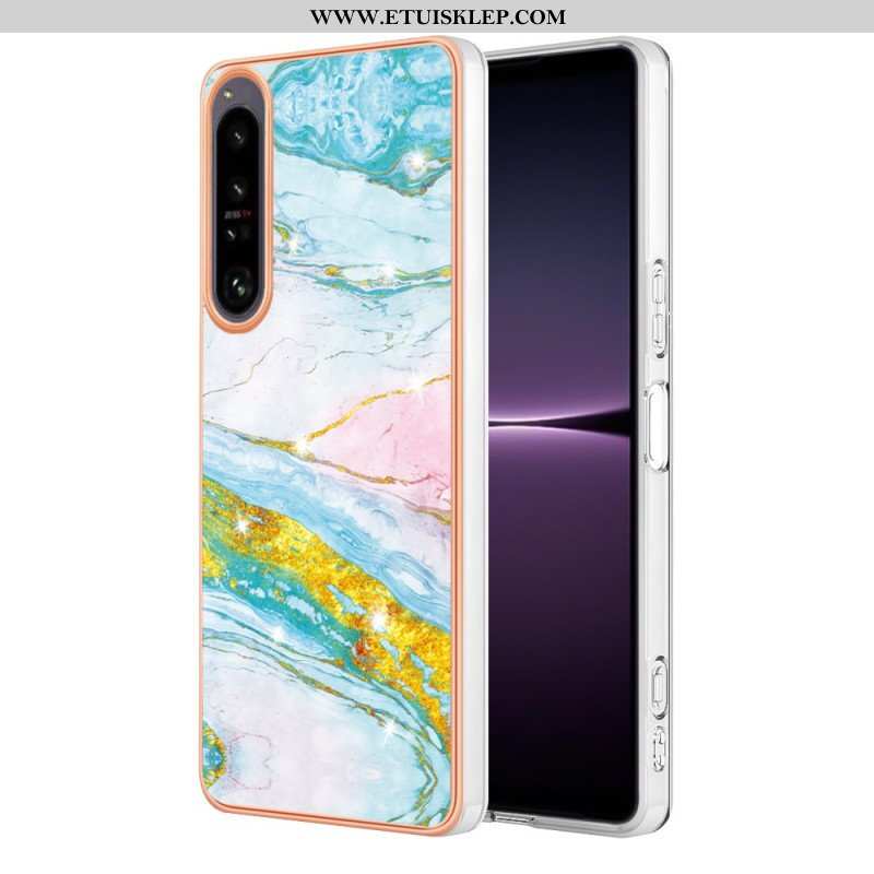 Etui do Sony Xperia 1 IV Kolorowy Marmur